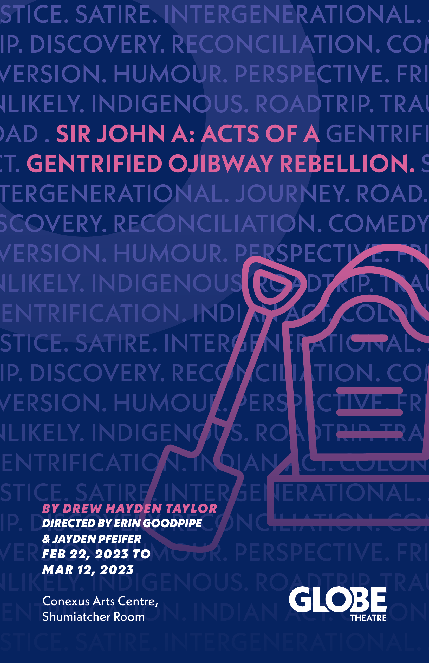 Sir John A:Acts of a Gentrified Ojibway Rebellion Poster